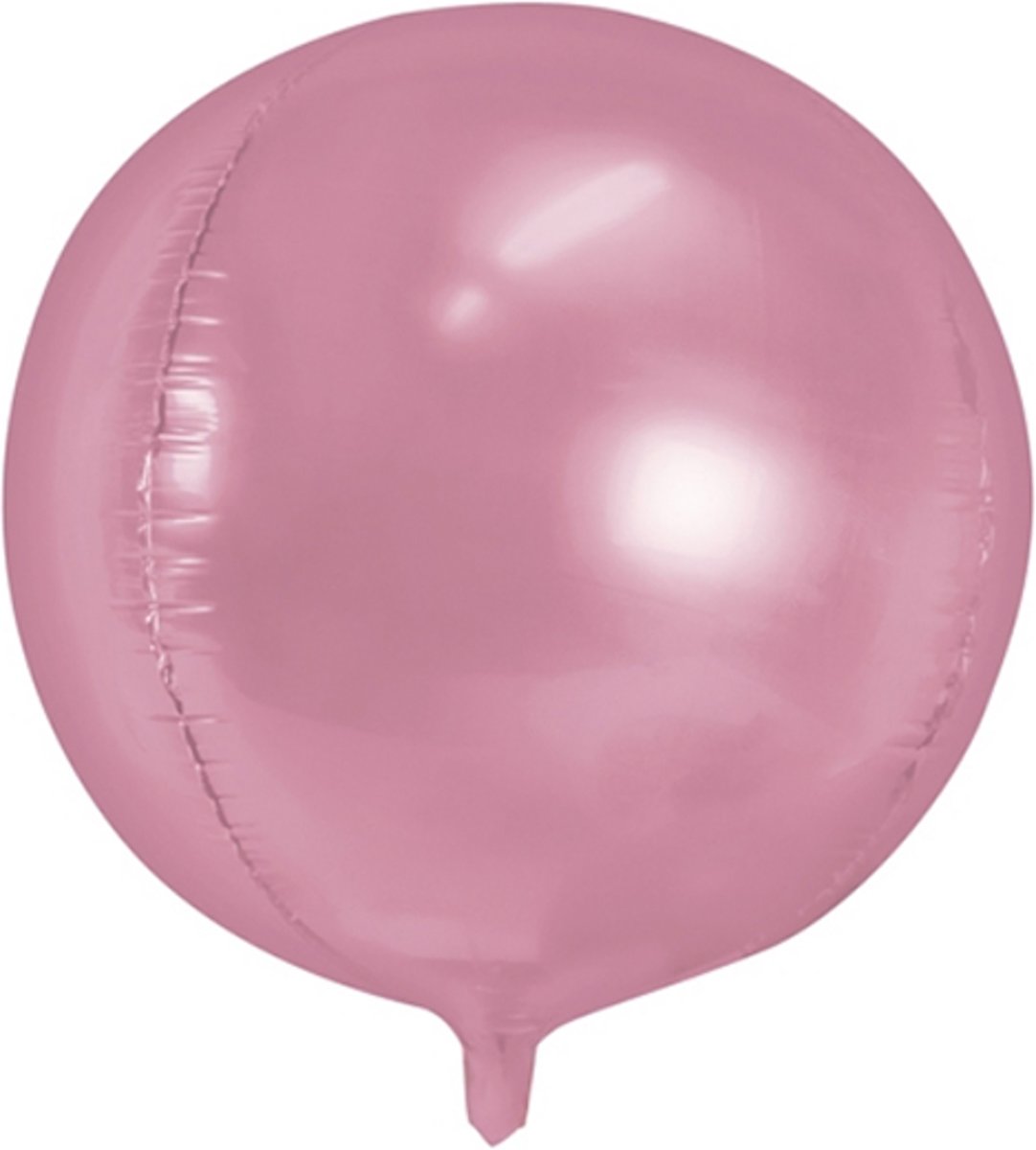 Folieballon rond Roze