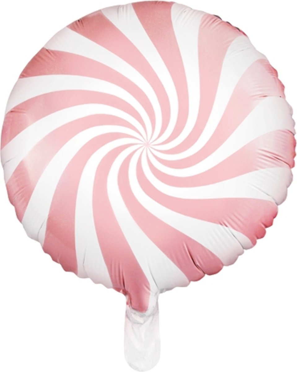 Folieballon twister Licht Roze