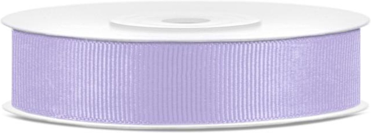 Grosgrain grof lint, kleur lila, 15 mm - 25 meter