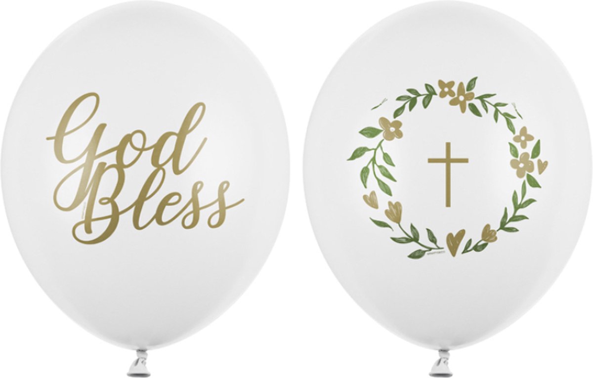 Partydeco ballonnen - God Bless (50 stuks)