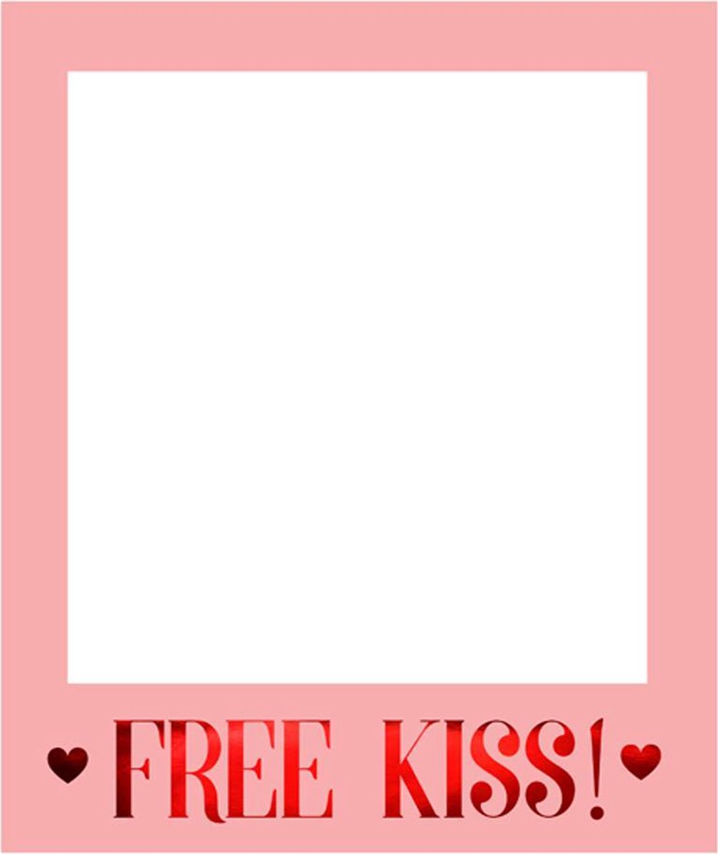 Photobooth Frame Free Kiss!