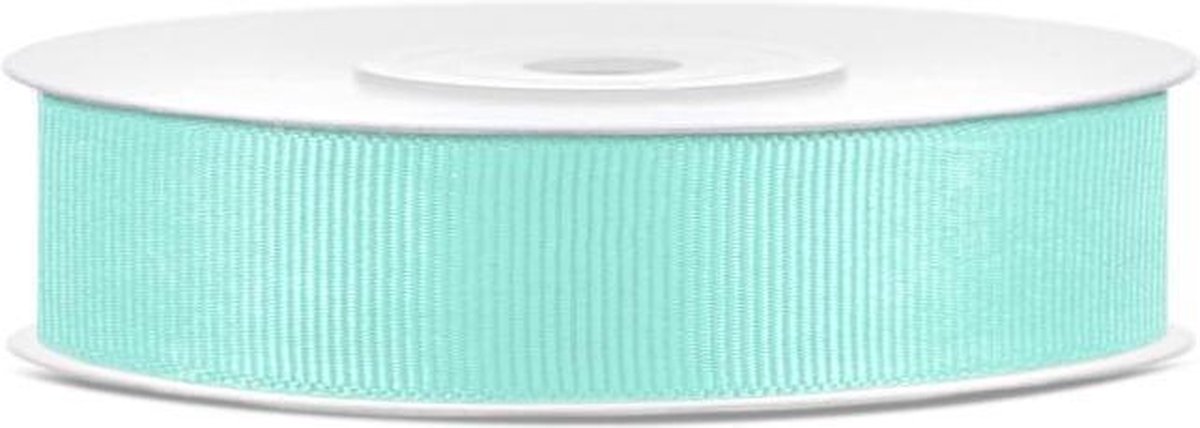 Satijn lint Grosgrain licht blauw 15 mm