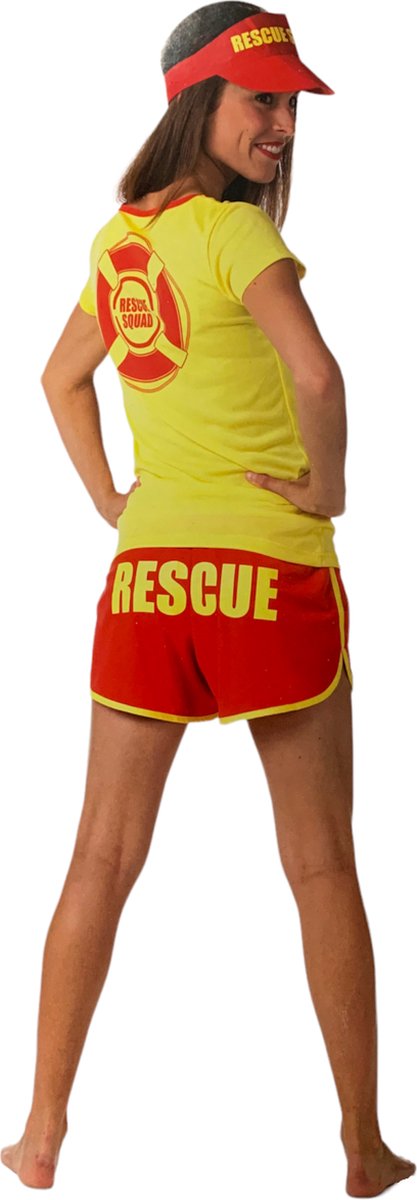 Strandwacht Rescue Squad outfit dames - Maat M - Carnavalskleding voor vrouwen