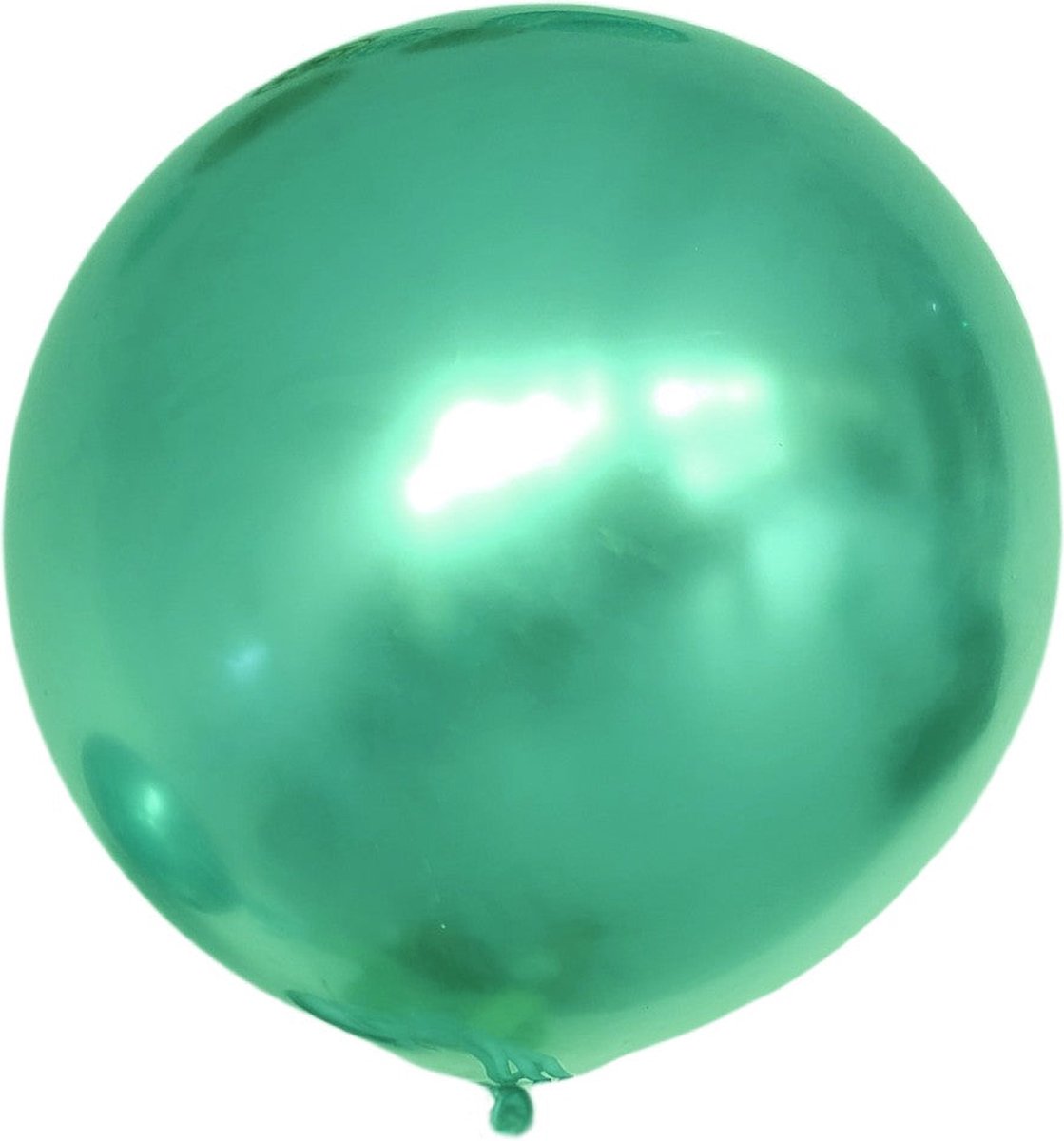 XXL Groene Chroom Ballon (90 cm)