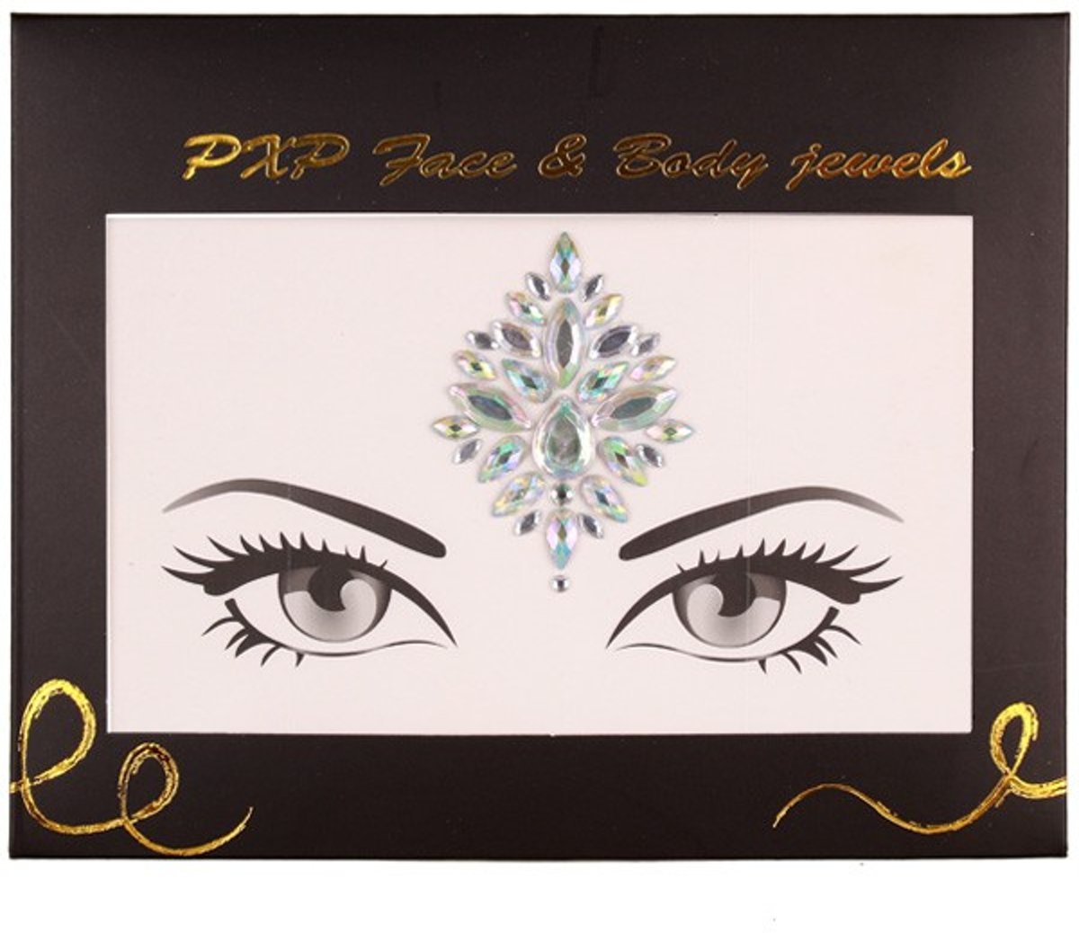 Face & Body Jewels All-In-One Glitter sticker Model A