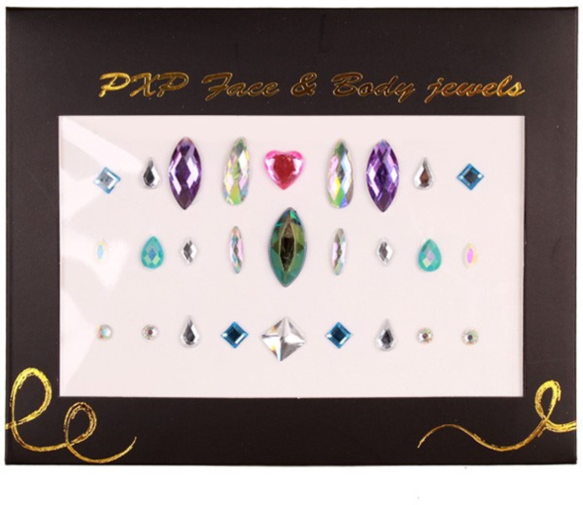 Face & Body Jewels  Glitter sticker Model B