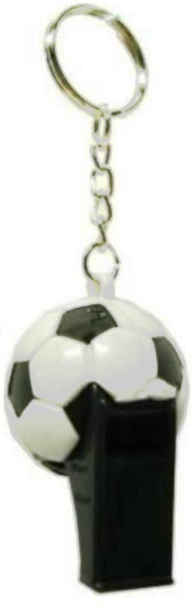 Fluit - Voetbal - Zwart wit - 4x6cm