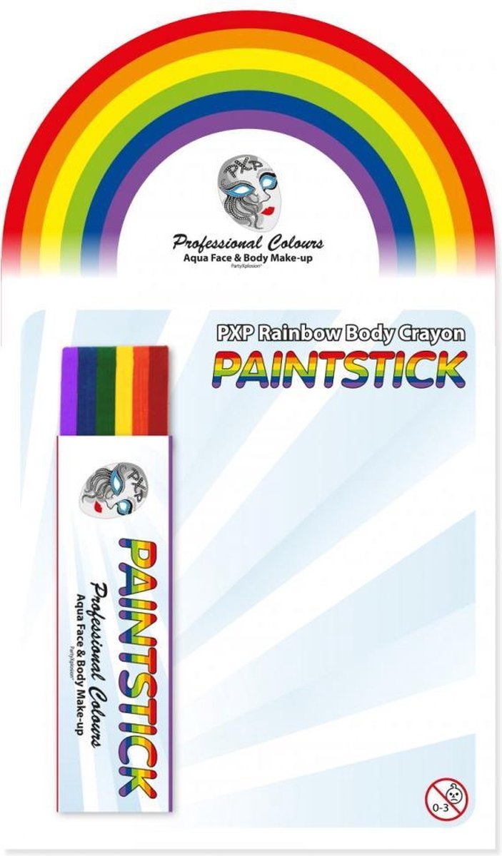 PXP Regenboog stick op kaart