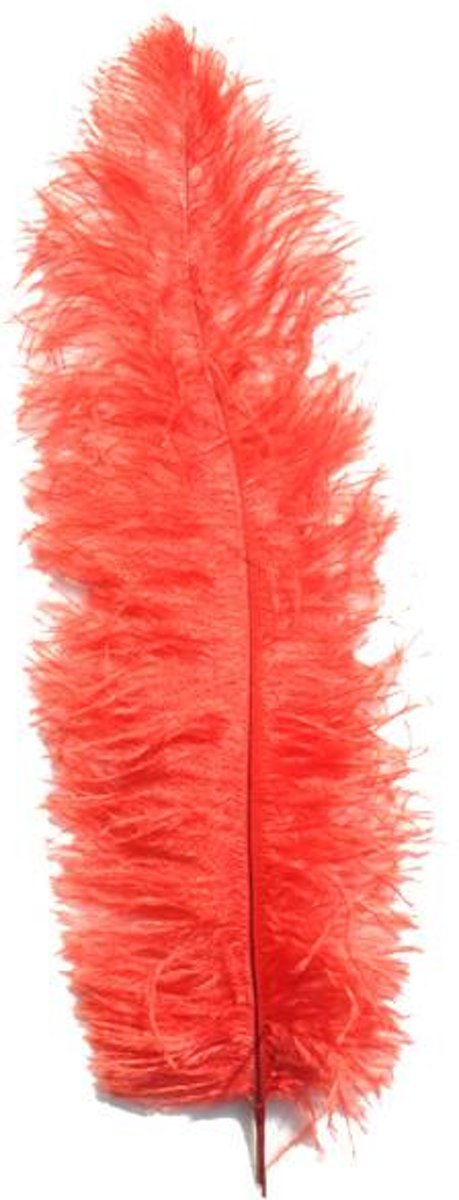 PartyXplosion - Veer - Zwarte piet - Spadonis - Rood - 50cm