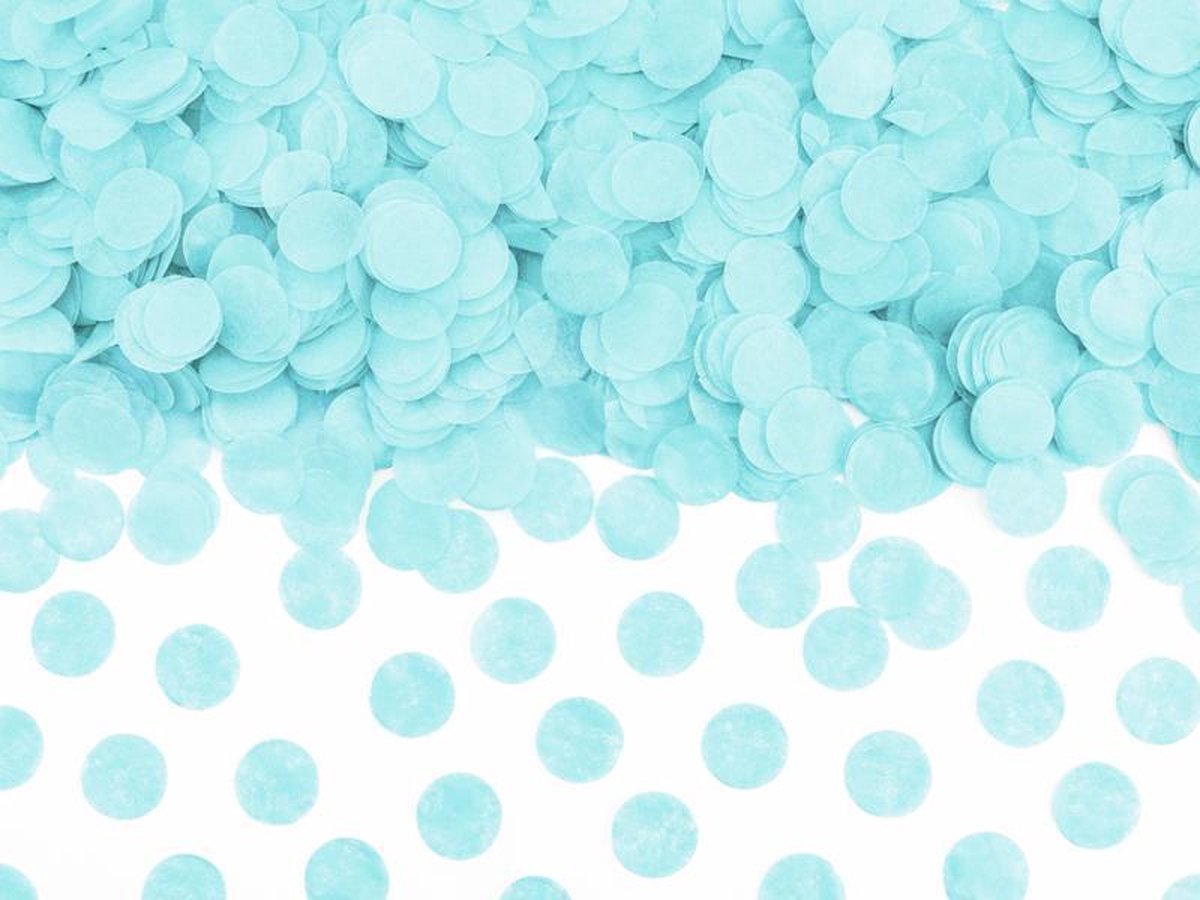 Confetti Circles, licht sky-blauw, 15g