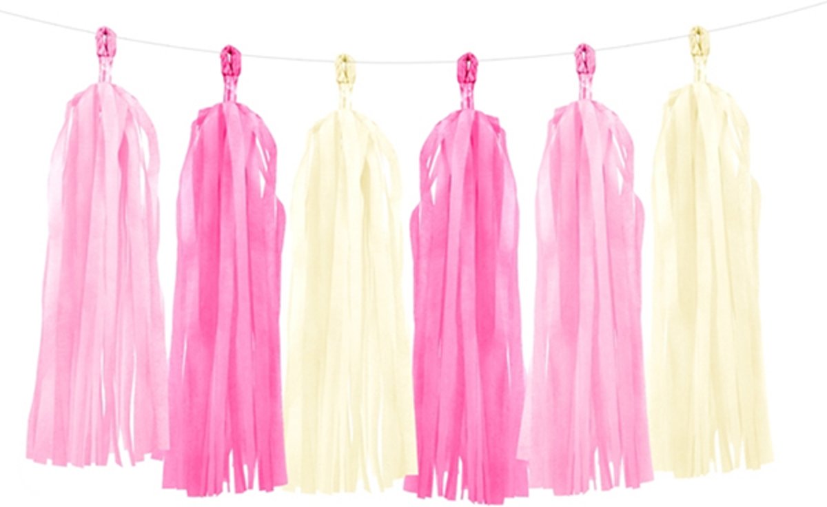 Tassel Slinger Pastel Pink / Hot pink