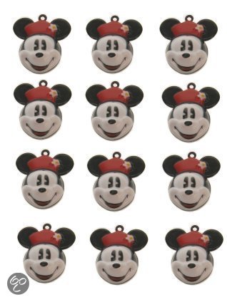 Belletjes micky mouse verpakking van 12 stuks