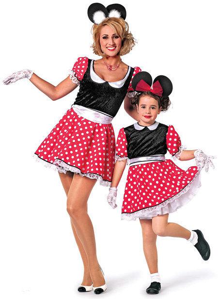 Carnavalskleding Minnie mouse meisje modern muis Maat 104