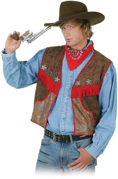 Cowboyvest wasleder Maat 60