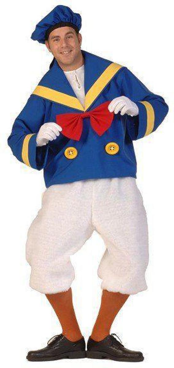 Donald Duck eend - Kostuum - Maat XL - Wit