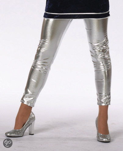 Feestkleding Legging zilver meisje Maat 140