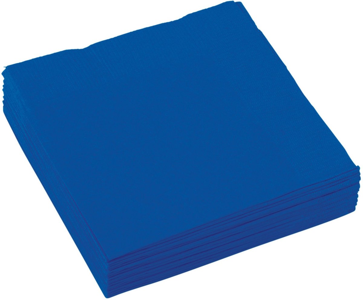 Amscan Servetten Blauw 25 X 25 Cm 20 Stuks