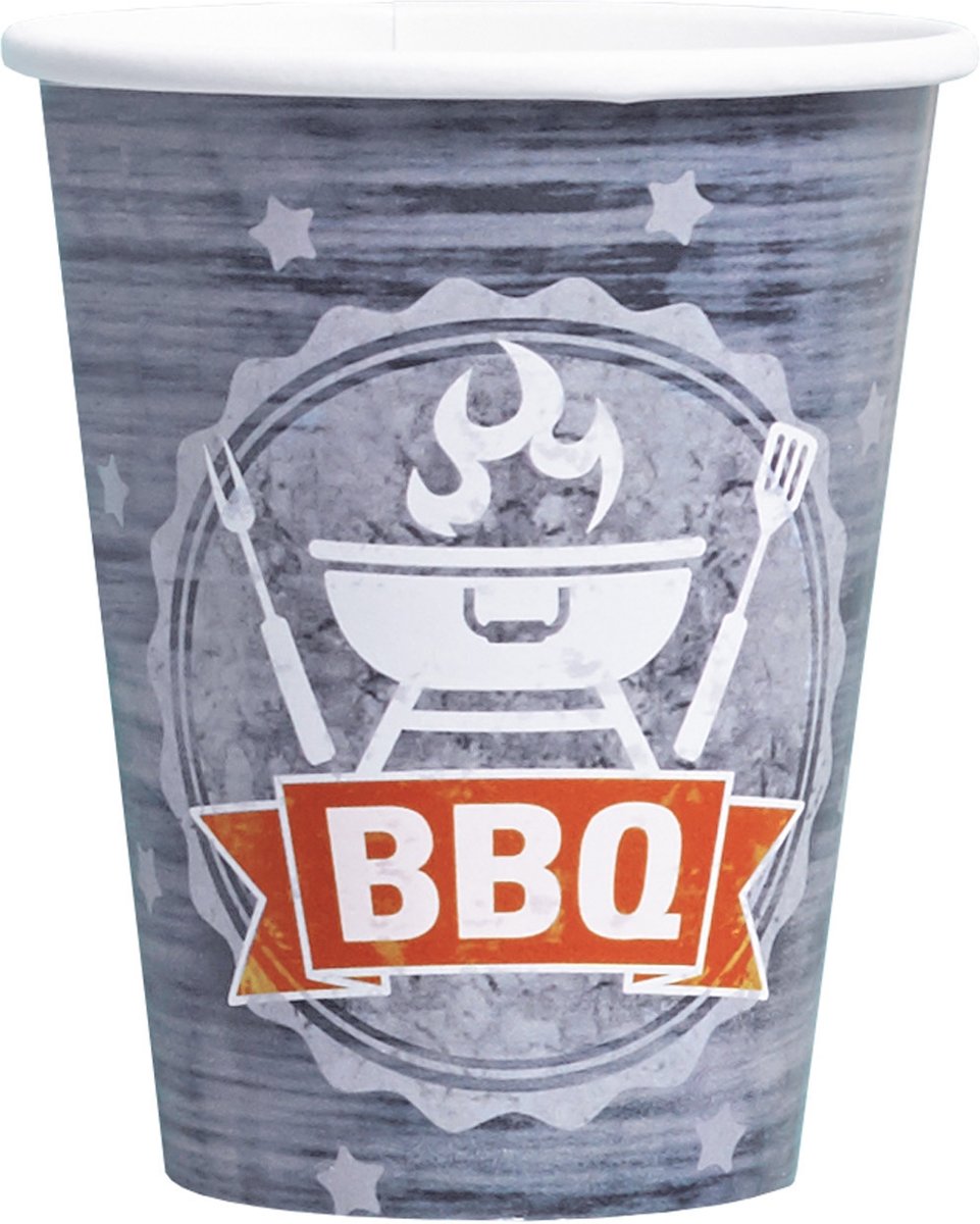 BBQ Bekers 250ml 8 stuks