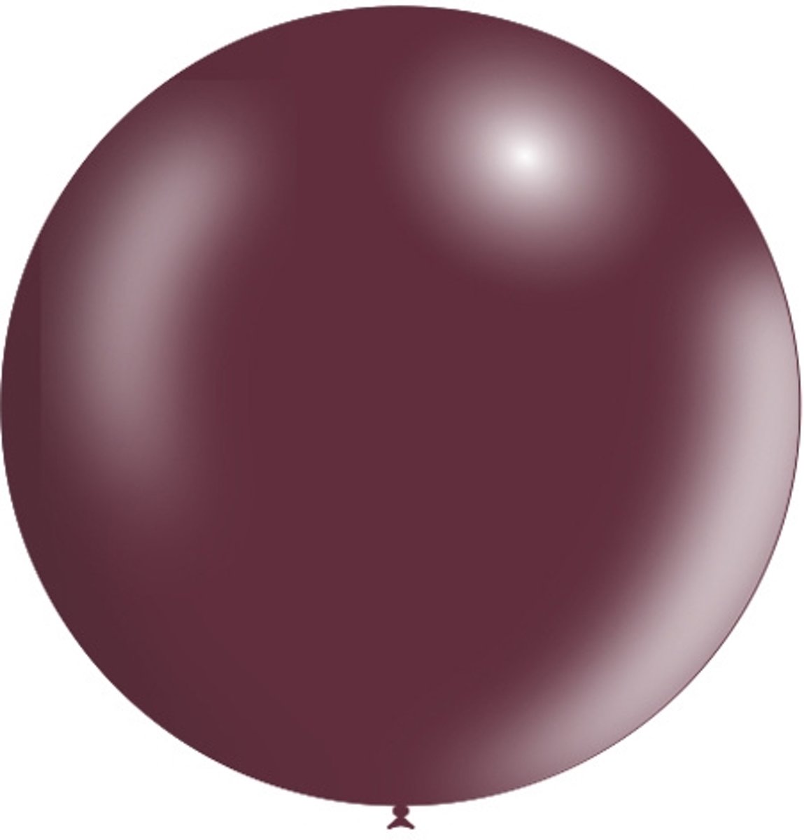 Bordeaux Rode Reuze Ballon XL Metallic 91cm