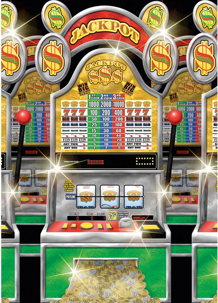 Casino Wanddecoratie 12,1x1,2 meter