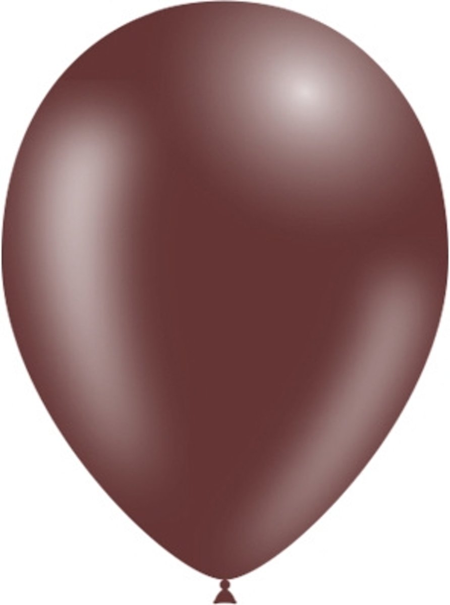 Chocolade Bruine Ballonnen 25cm 50 stuks