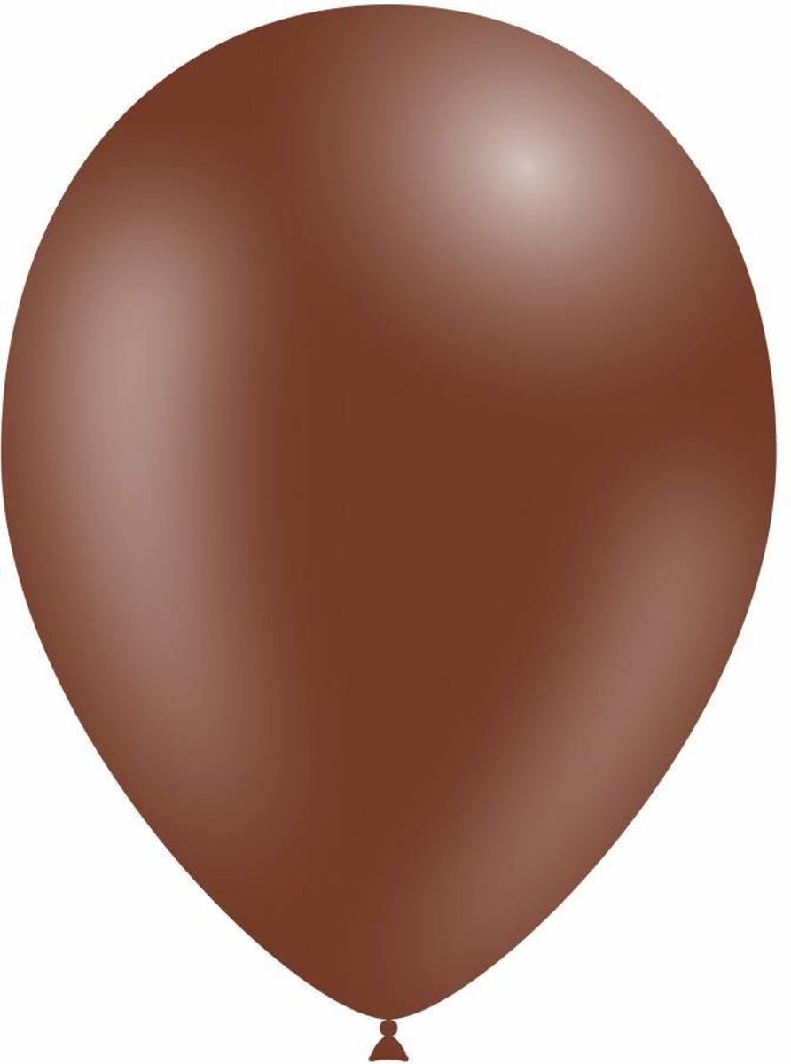 Chocolade Bruine Ballonnen 30cm 10 stuks