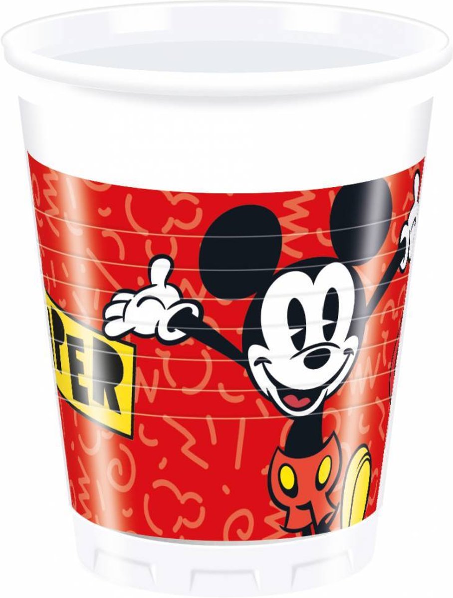 Disney Mickey Mouse Super Cool bekertjes 8 st.