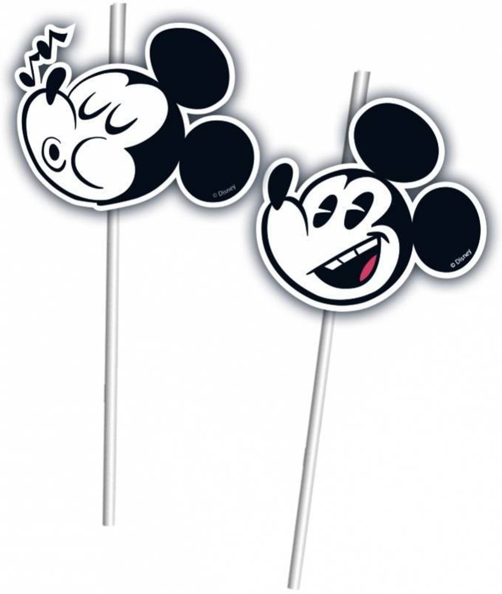 Disney Mickey Mouse Super Cool rietjes 6 st.