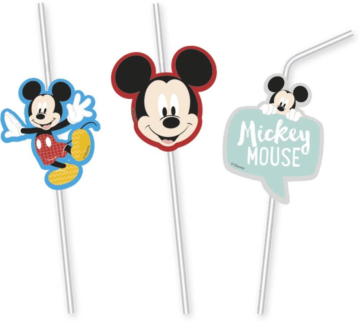 Disney Mickey Mouse rietjes Awesome Mouse 6 st.