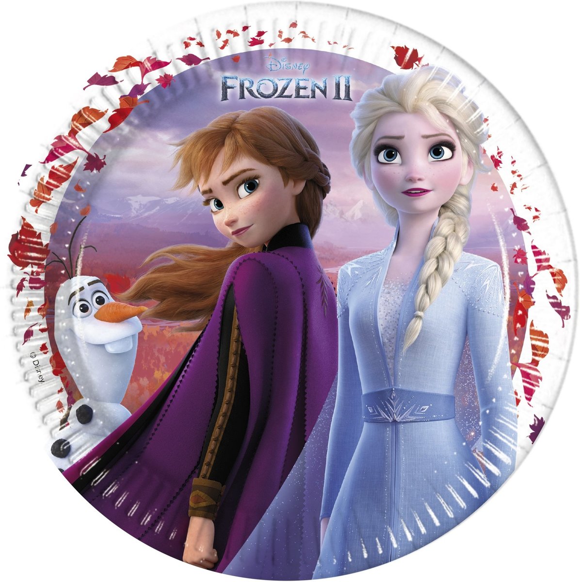 Frozen 2 Borden 23cm 8 stuks