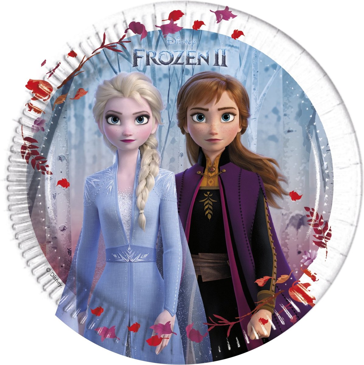 Frozen 2 Bordjes 20cm 8 stuks