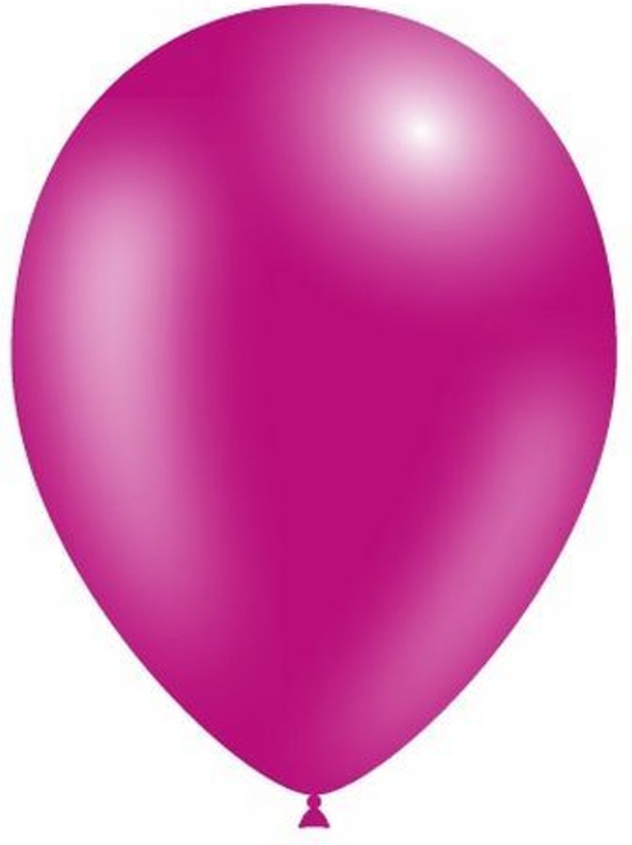 Fuchsia Ballonnen Metallic 30cm 10 stuks