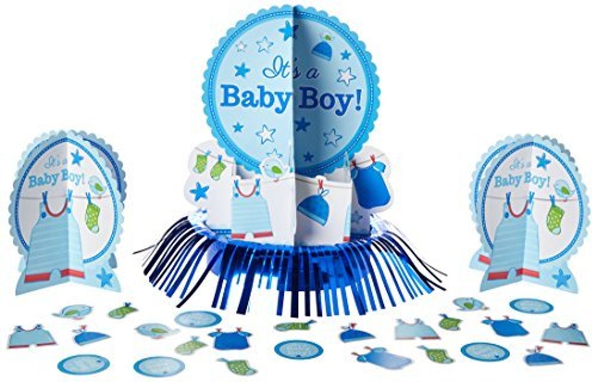 Geboorte Tafeldecoratie Set Jongen Set 23 delig