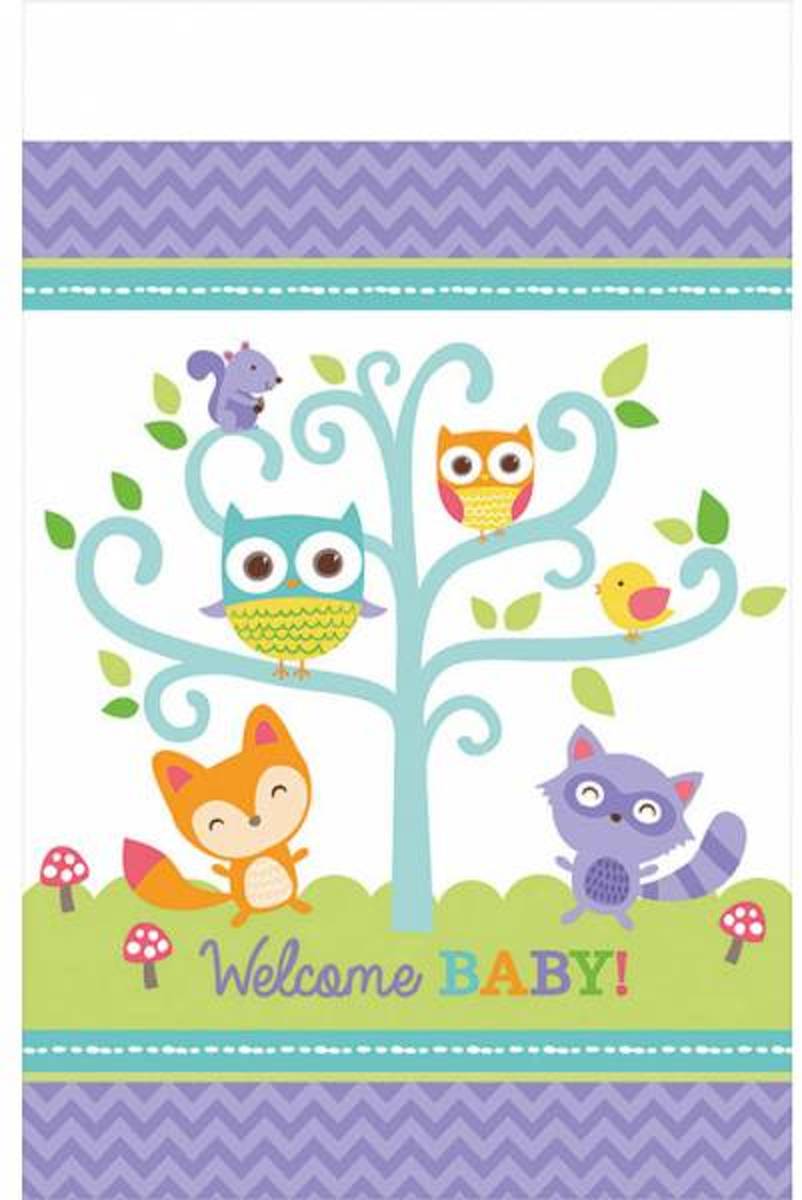 Geboorte Tafelkleed Welcome Baby 259x138cm