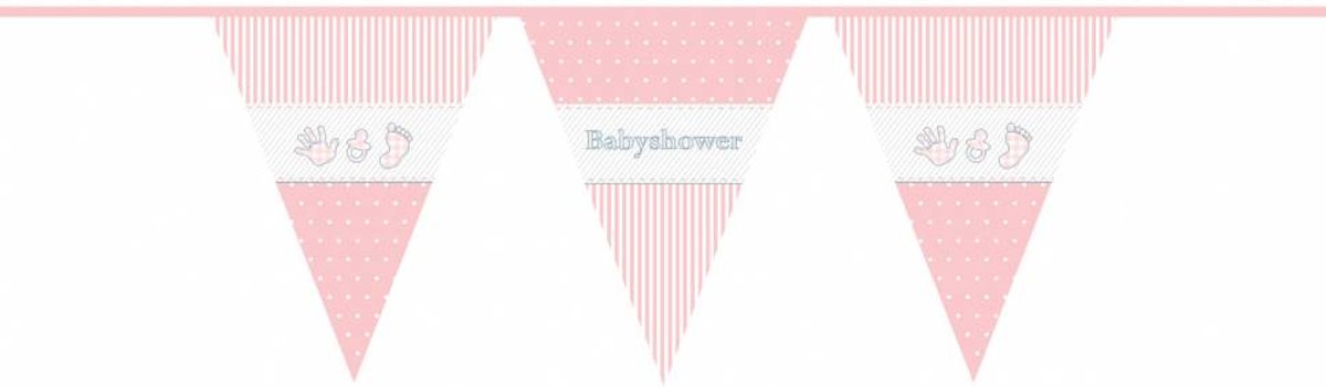 Geboorteslinger Meisje Baby Shower 10 meter