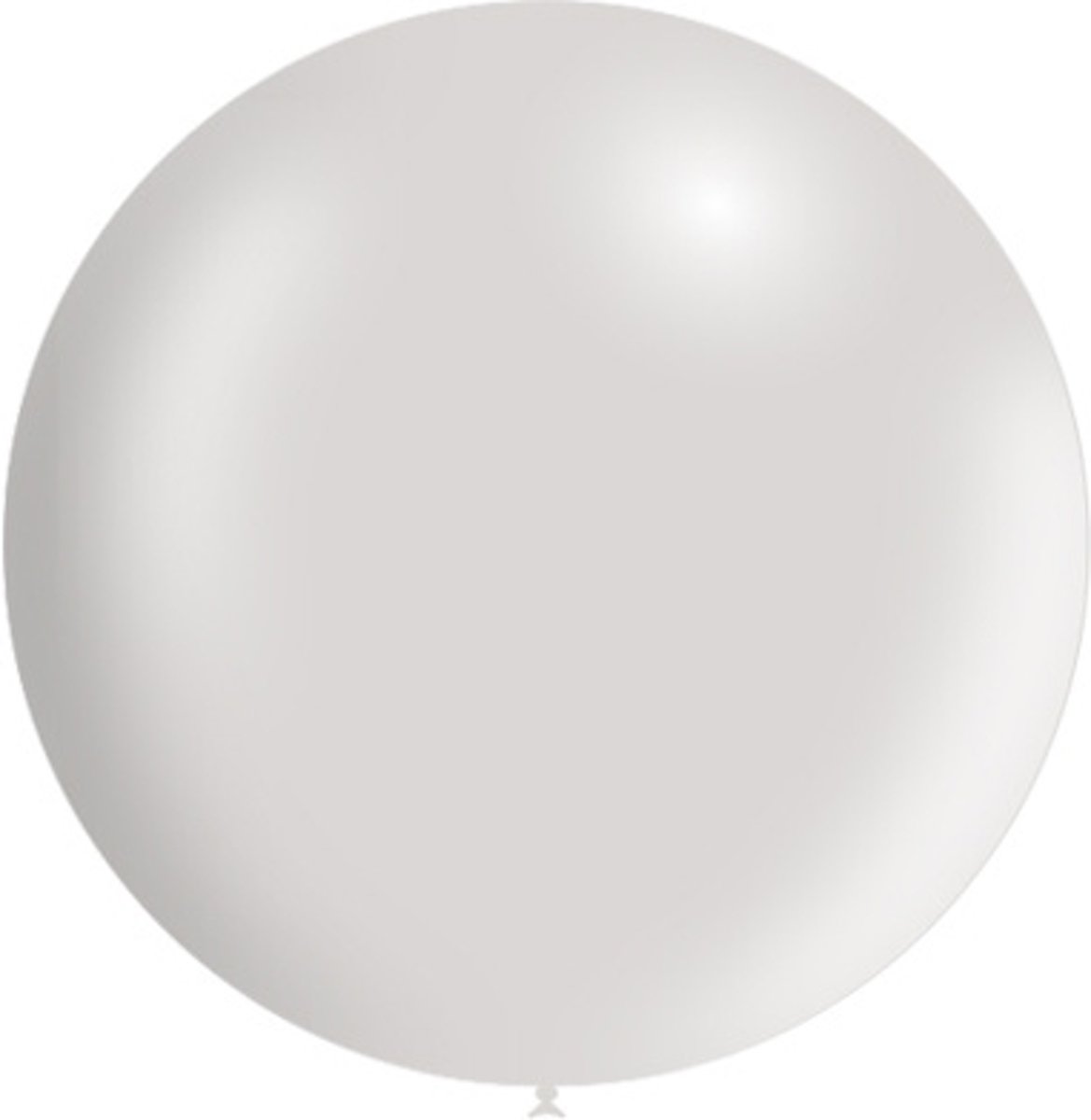 Grijze Reuze Ballon Metallic 60cm