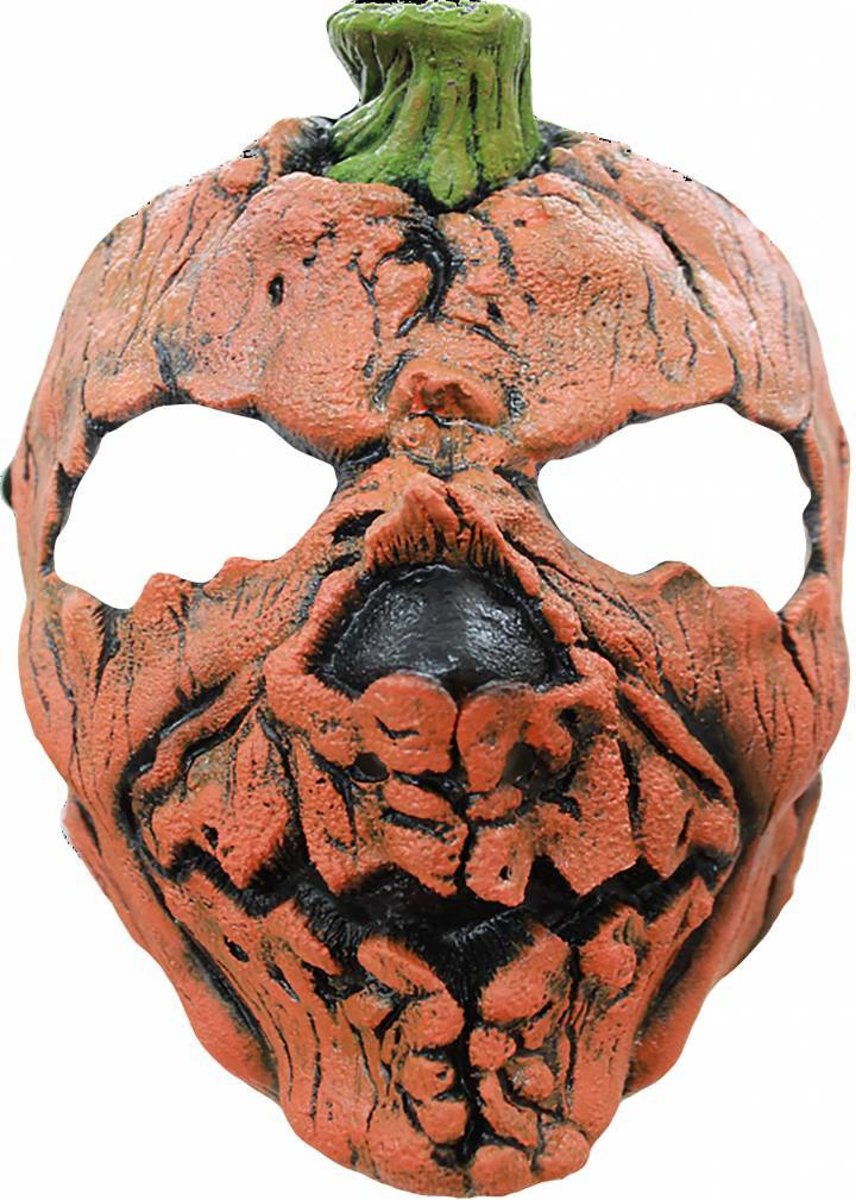 Halloween Masker Pompoen Deluxe voorkant