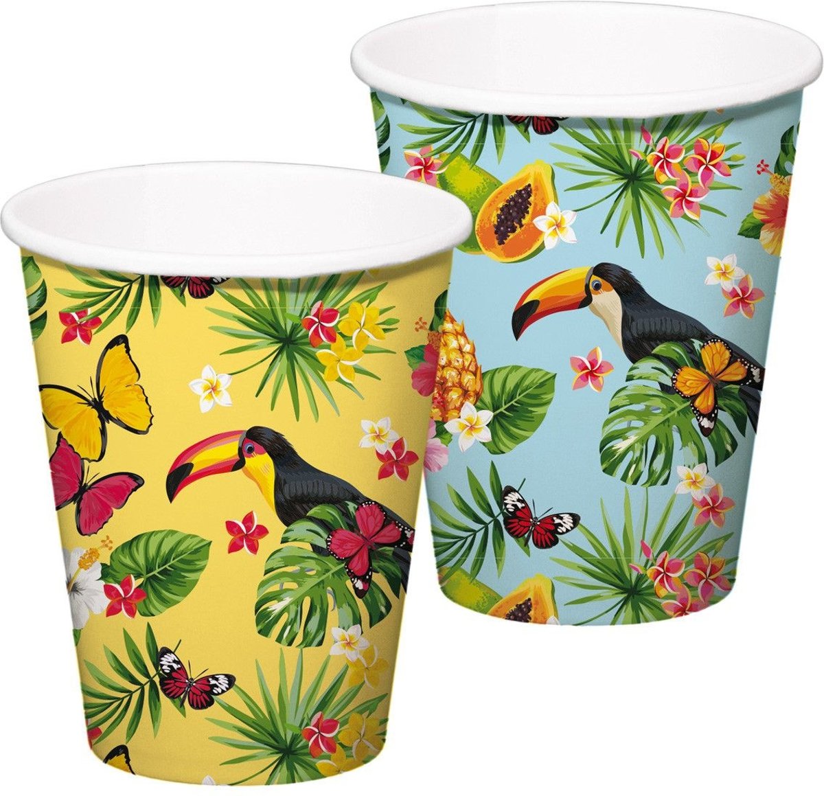 Hawaii Bekers Toekan 350ml 8 stuks