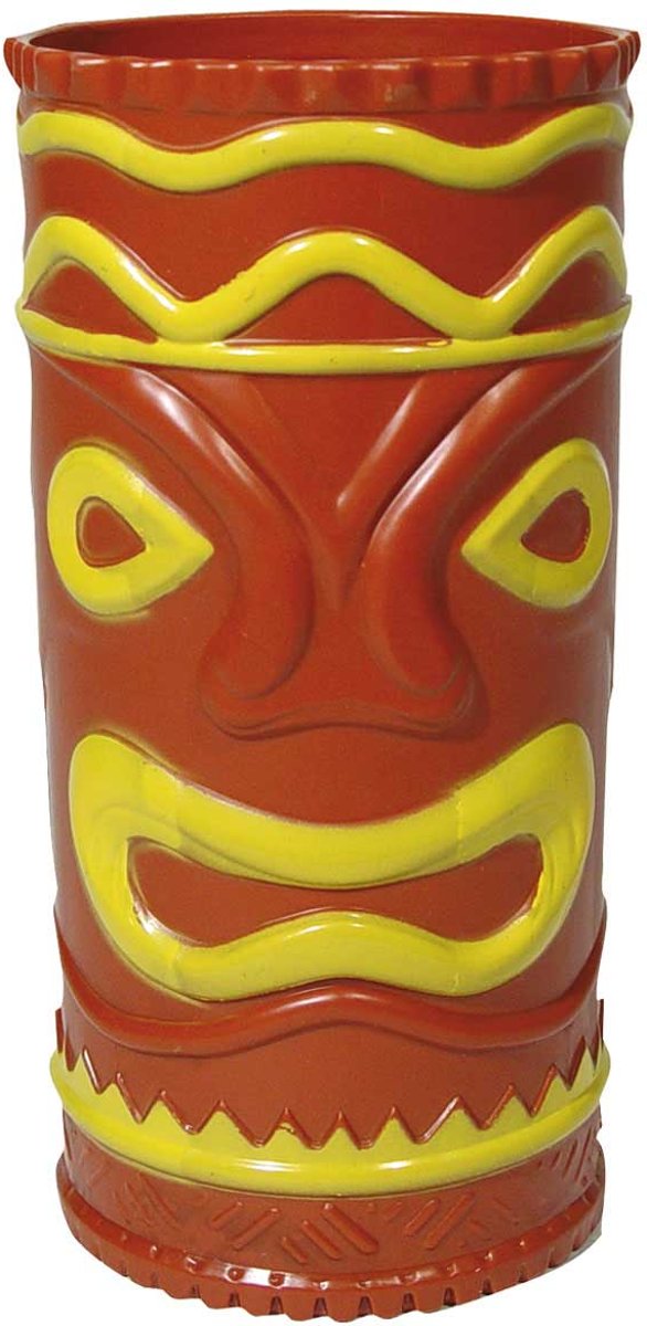 Hawaii Totem Beker Plastic 18cm