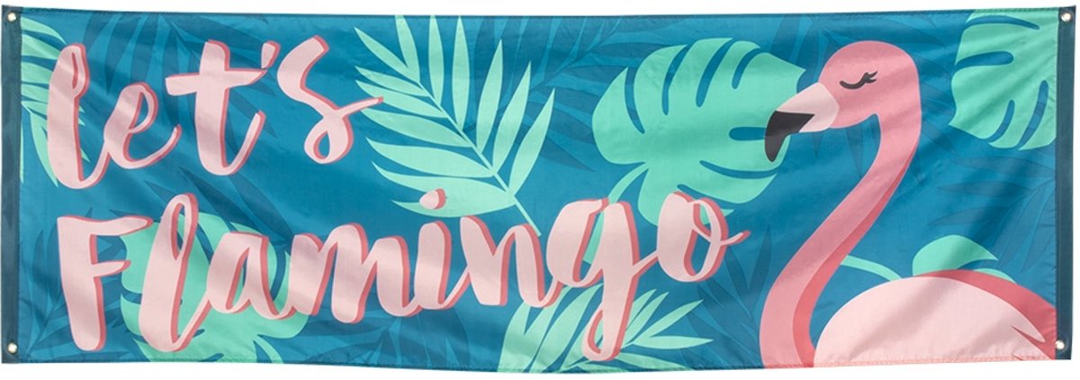 Hawaii Vlag Flamingo 220x74cm