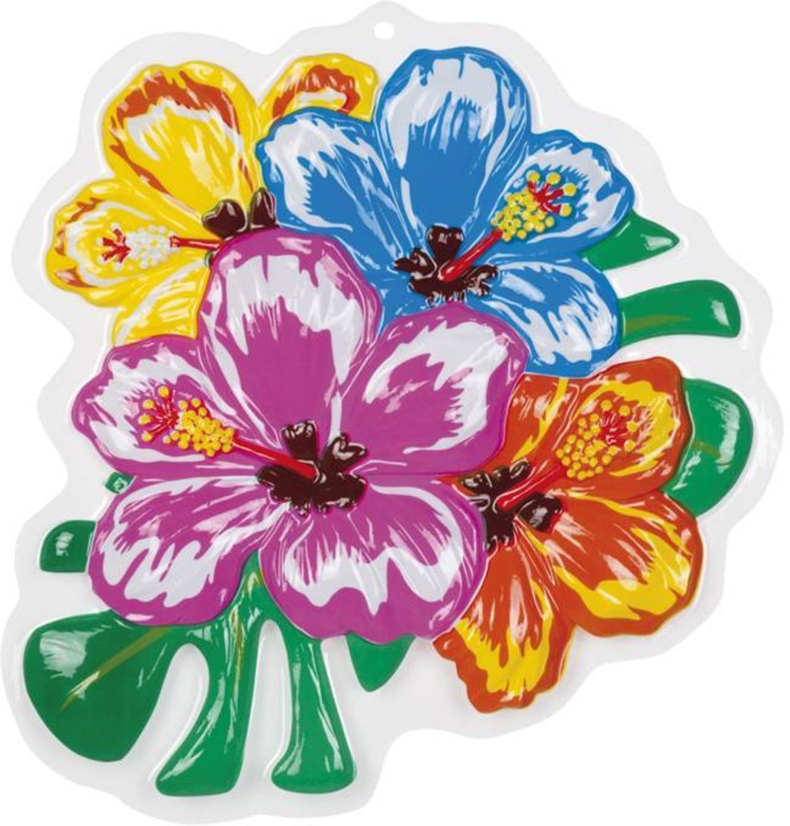 Hawaii Wanddecoratie Bloemen 35cm