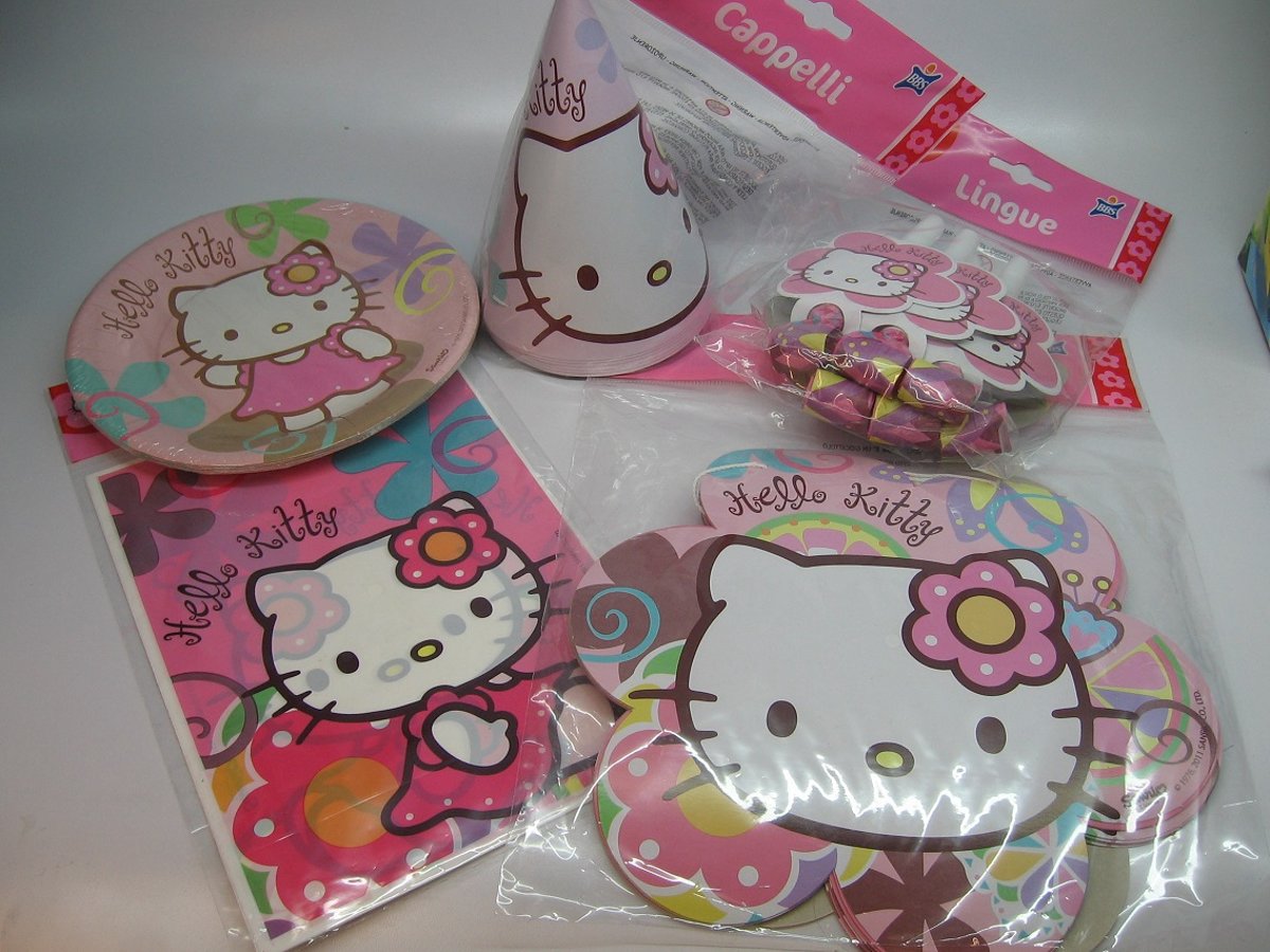 Hello Kitty Bamboo - Feesthoedjes Hello Kitty