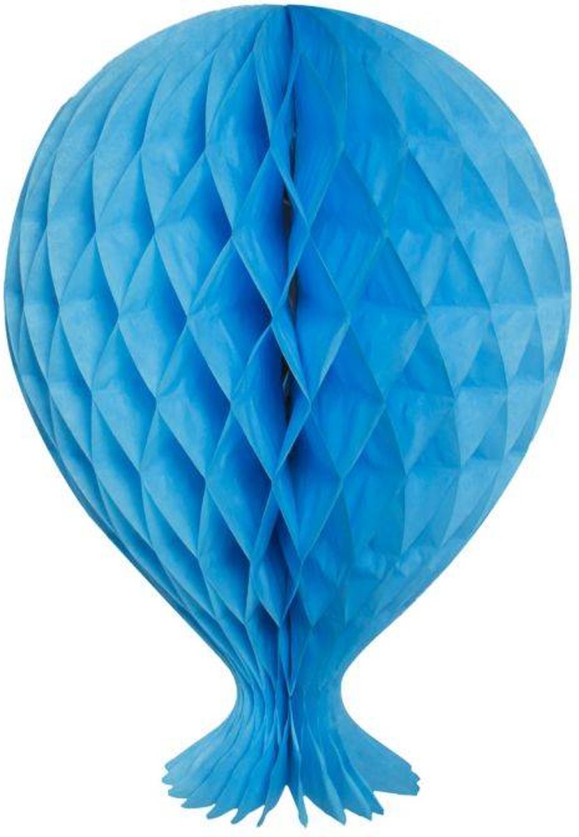 Honeycomb Ballon Lichtblauw 37cm