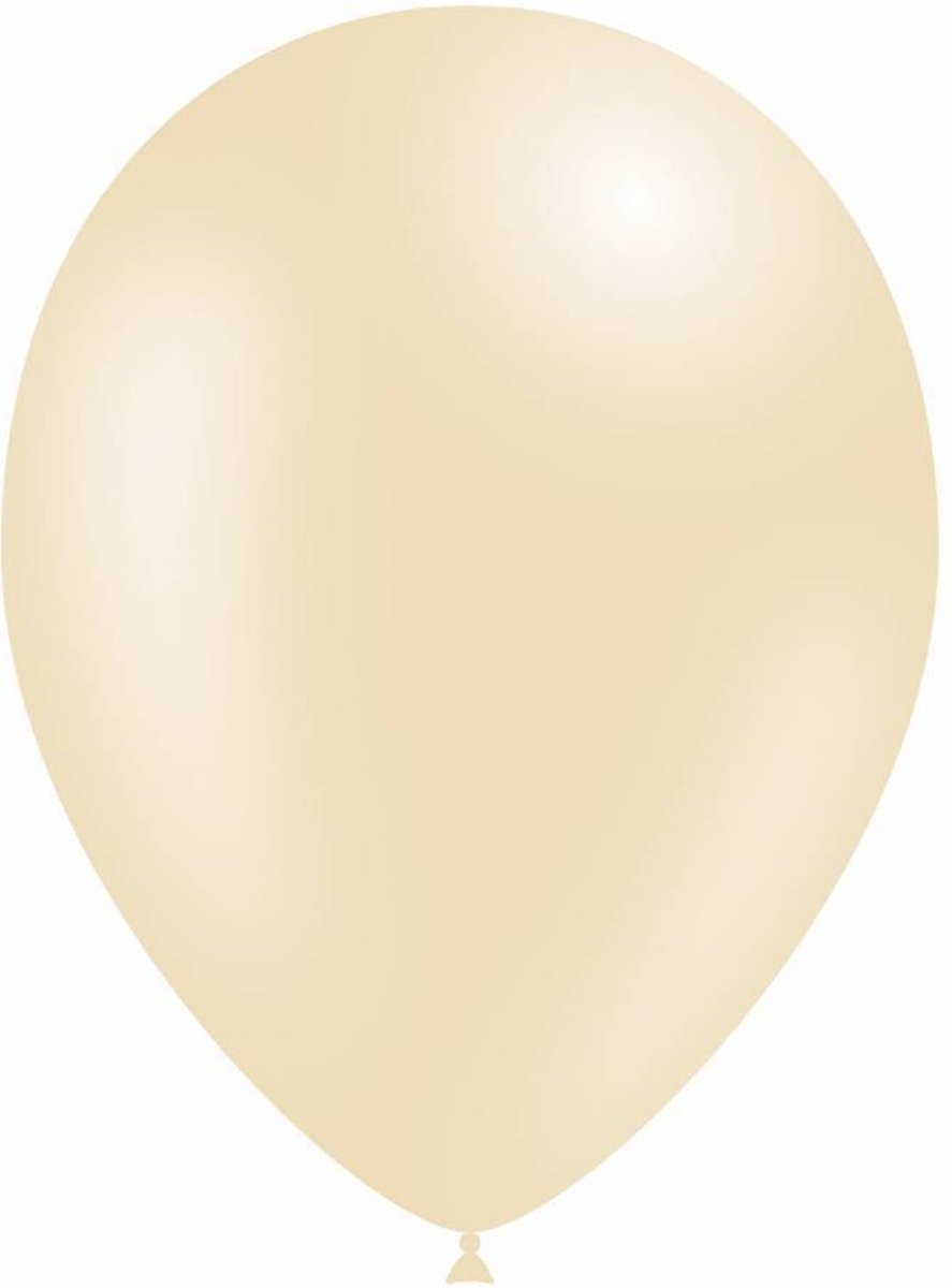 Ivoorkleur Ballonnen Metallic 30cm 50 stuks