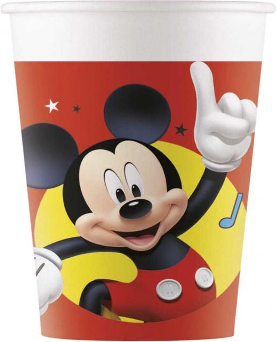 Mickey Mouse Bekers Karton 200ml 8 stuks