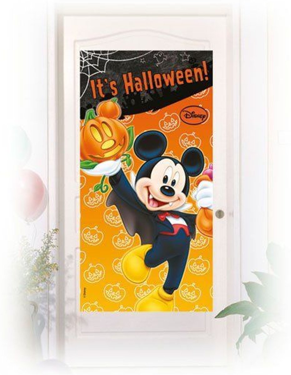 Mickey Mouse Deurposter Halloween 1,52 meter