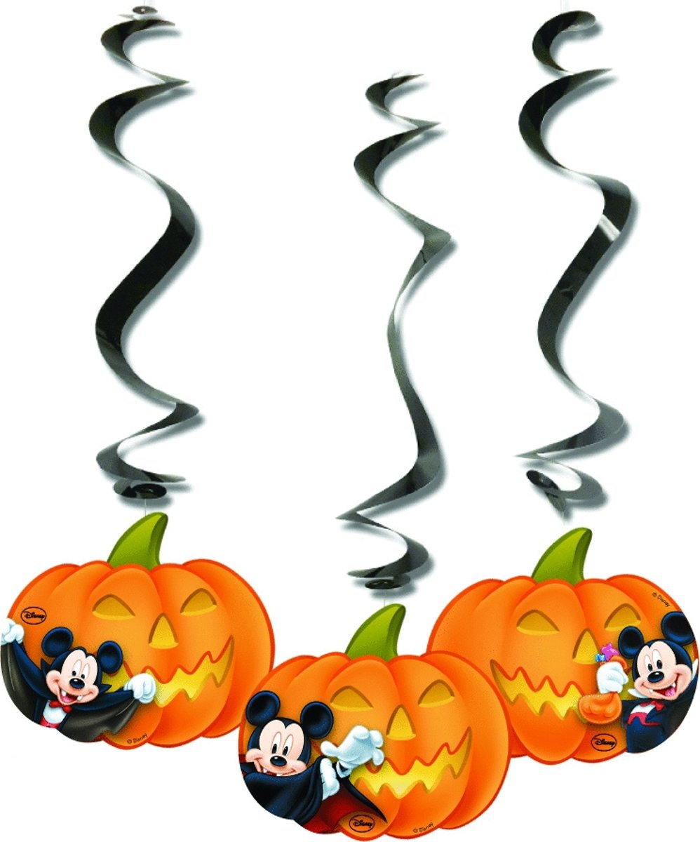 Mickey Mouse Hangdecoratie Halloween 3 stuks