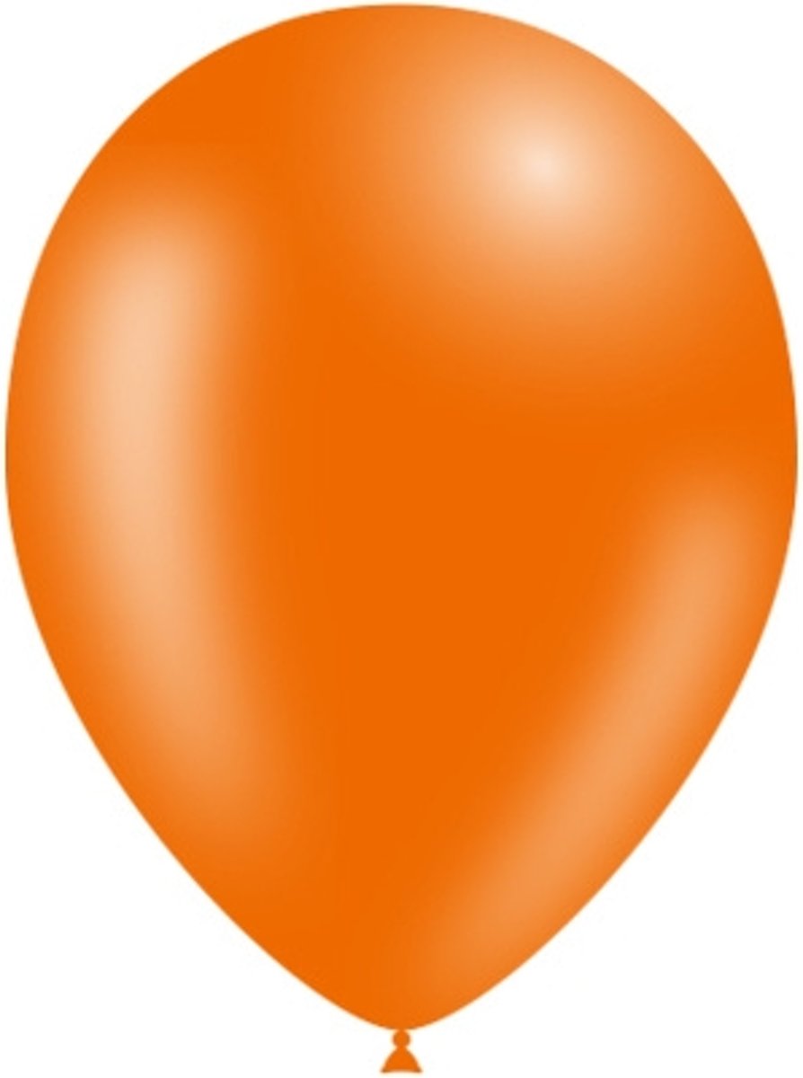 Oranje Ballonnen 25cm 10 stuks