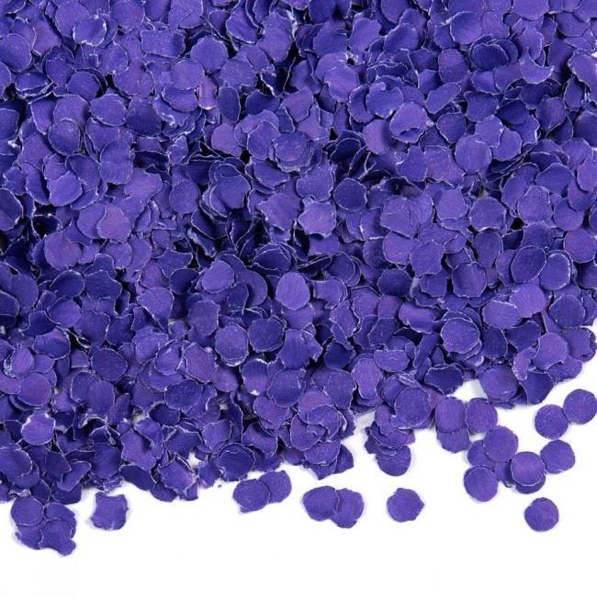 Paarse Confetti 1cm 100 gram