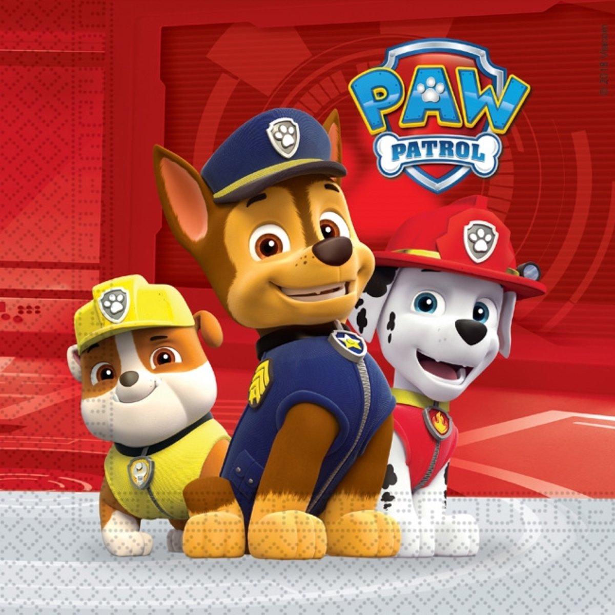 Paw Patrol Servetten Versiering 20 stuks